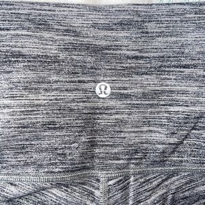 Lululemon Heather Grey High-Rise Crop 21”
